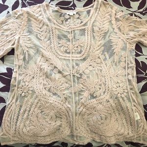 Beautiful lace top!